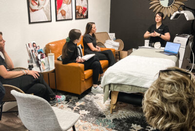 We gained valuable insights on how to improve skin texture, treat melasma, reduce fine lines and wrinkles, treat acne, improve scars and stretch marks, enhance overall skin health and more using the SaltFacial system.